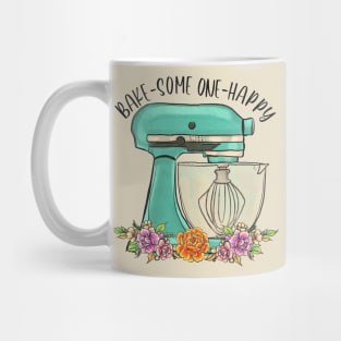 vintage kitchen baking design " bake someone happy" Mug